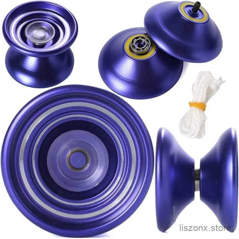 Yoyo Duyarlı Metal Yoyo Professional Yoyo K7 Yeni Başlayanlar İçin 3 String Hediyeleri+Çanta+Eldiven