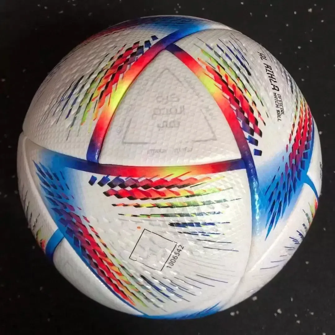 Balls New World Cup 2022 Soccer Ball Size 5 Highgrade Nice Match Football Ship the Balls Without Air Top Quality 1 footballs for sale