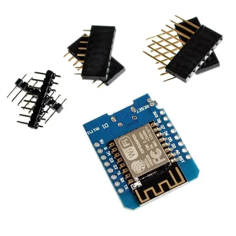 2024 ESP8266 ESP-12 ESP12 WEMOS D1 MINI MODULE WEMOS D1 MINI WIFI DÉVELOPTION BOARD Micro USB 3.3V basé sur ESP-8266EX 11 PIN numérique - pour