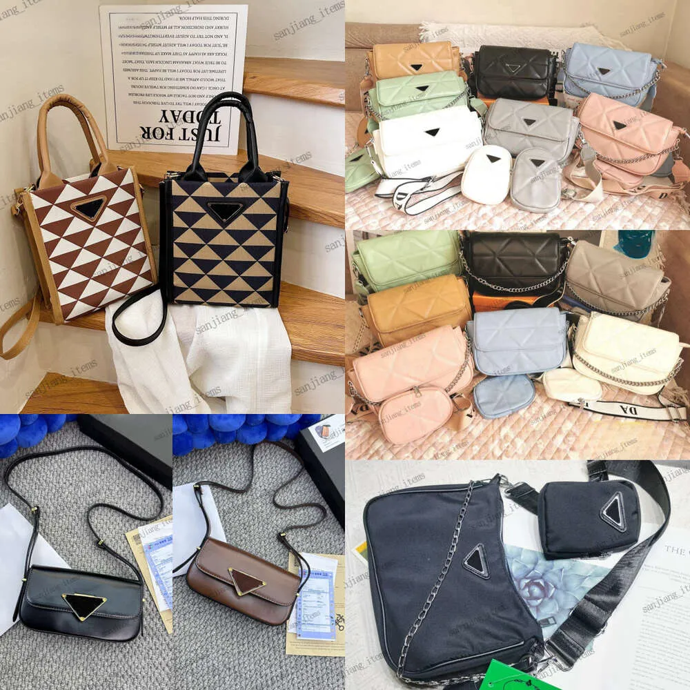 Torebki mody trójkąt pikowane ramię luksusowe designerskie torby metalowa łańcuch złoty srebrna torebka torebka skórzana torba klapka okładka przekątna messenger crossbody torebka