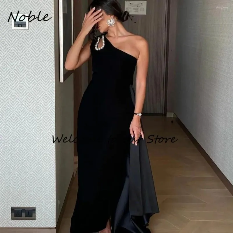 Party Dresses Noble Elegant Mermaid Formal Occasion Gowns Pearls Evening Dress One-Shoulder For Women Long Prom Gown