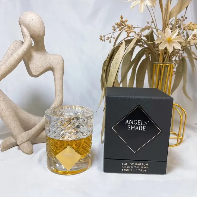 فاخرة Kilian Brand Perfume Angels 'Roses on Ice Good Girl Goad Gad for Women Men Eau de Parfum Parfum Long Long High Purgrance 50ml تسليم سريع