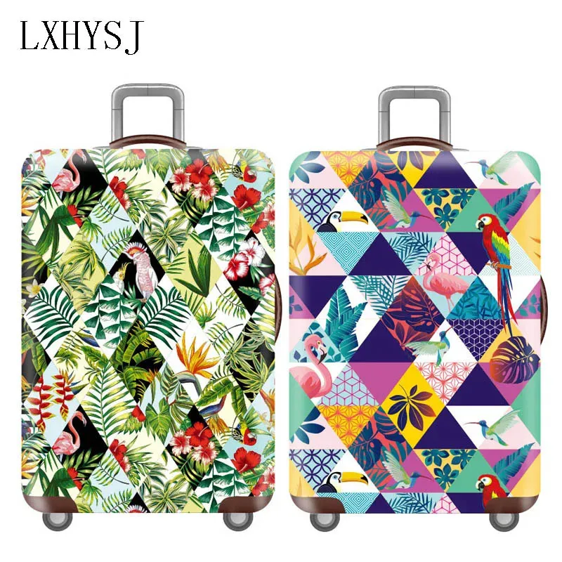 Couvercle de bagages plus épais géométrique Couverture de protection de la valise de voyage pour la valise de 18 à 32 pouces Accessoires de voyage 240418