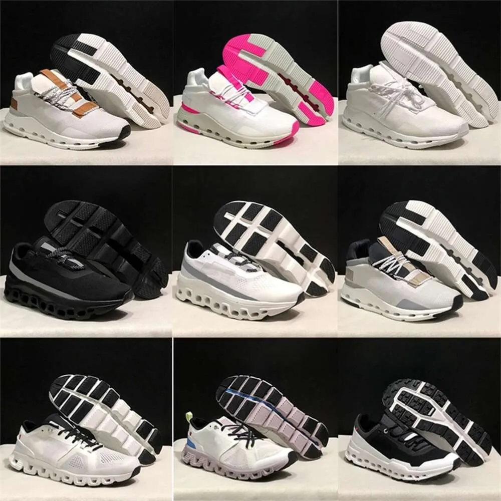 Livraison gratuite Chaussures de course CloudMonster Men Femmes Cloud 5 Sneakers Monster Blanc Blanc Rose Blue Blue Cloudnovas Femmes Sports Trainers Sneakers