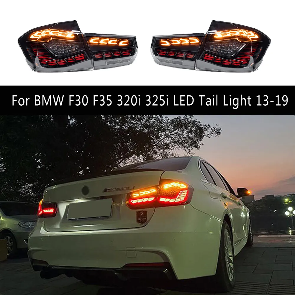 BMW F30 F35 320I 325I 330I LED TAIL LIGHT 13-19 CAR STYLING BRAKE REVEROKE PARKING RANING LIGHT LEACE TAILLIGHTSアセンブリ
