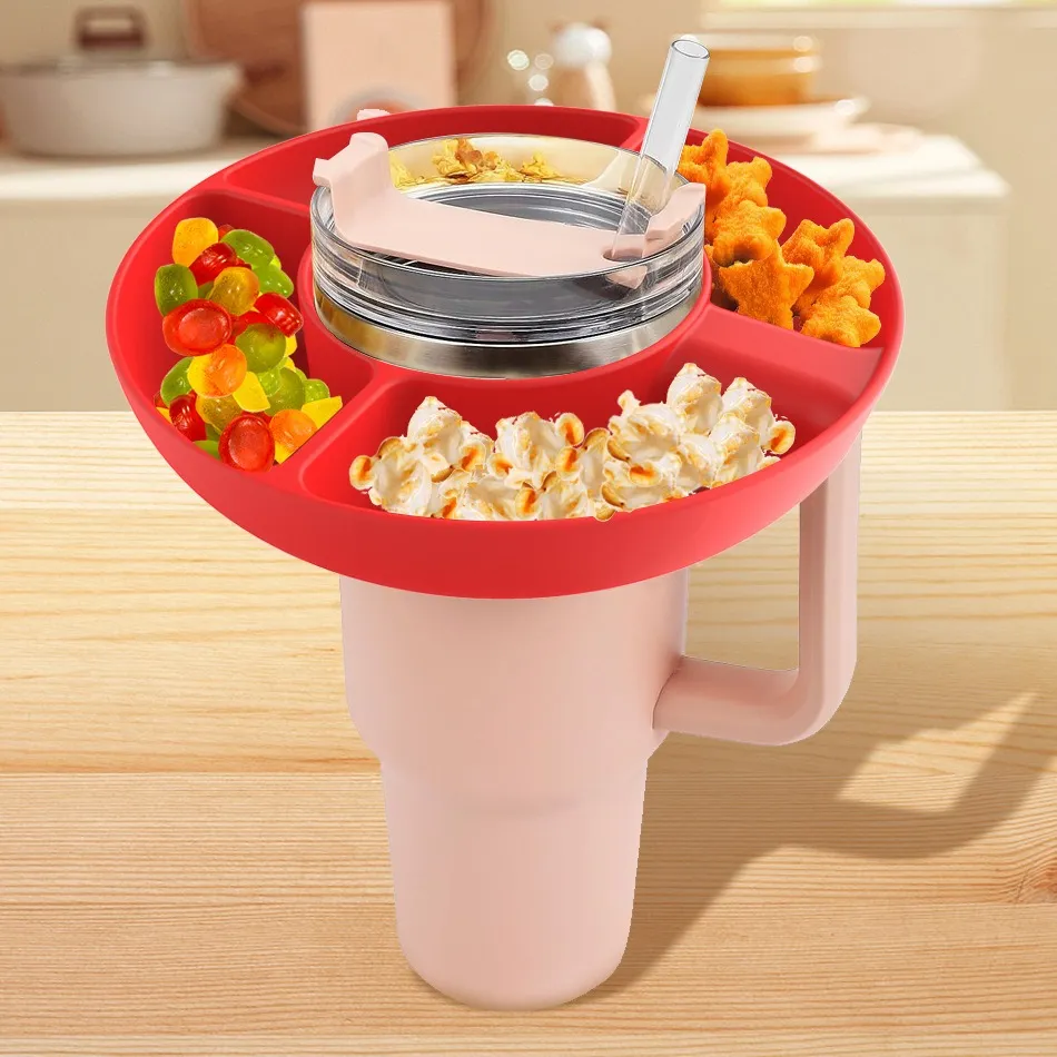 Ciotola in silicone per snack compatibile con Stanley Cup, 4