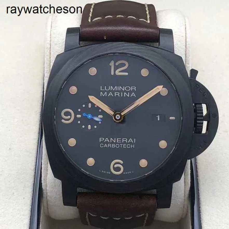 Panerai Luminor Watch Swiss vs Factory Certificato di box automatico di alta qualità 44mm Edition Oro Ago Gold Pam00661 MENS MECCANICA