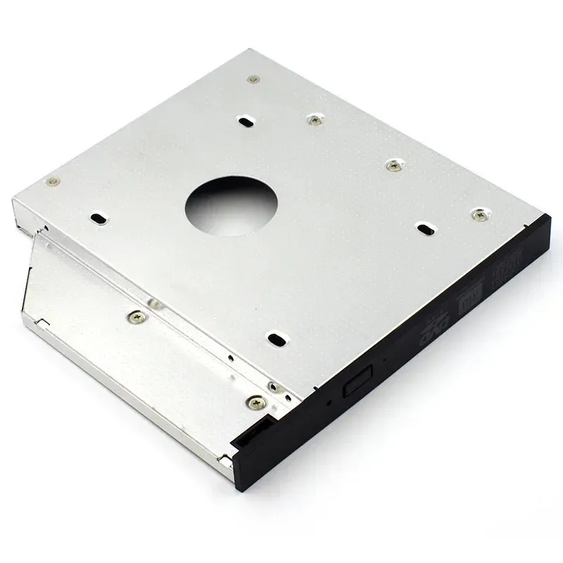 2024 9,5 12,7 mm HDD CADDY Aluminium Universa SATA 3.0 2,5 "SSD CD DVD TO HDD CASE OPTIBAY CD-ROM ODD pour le HDD Caddy Aluminium