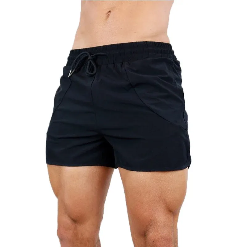 Fitnessstudio -Laufshorts Männer Sport Fitness Trockenfit Kurzpants Männliche Tennis Basketball Fußballtraining 240416