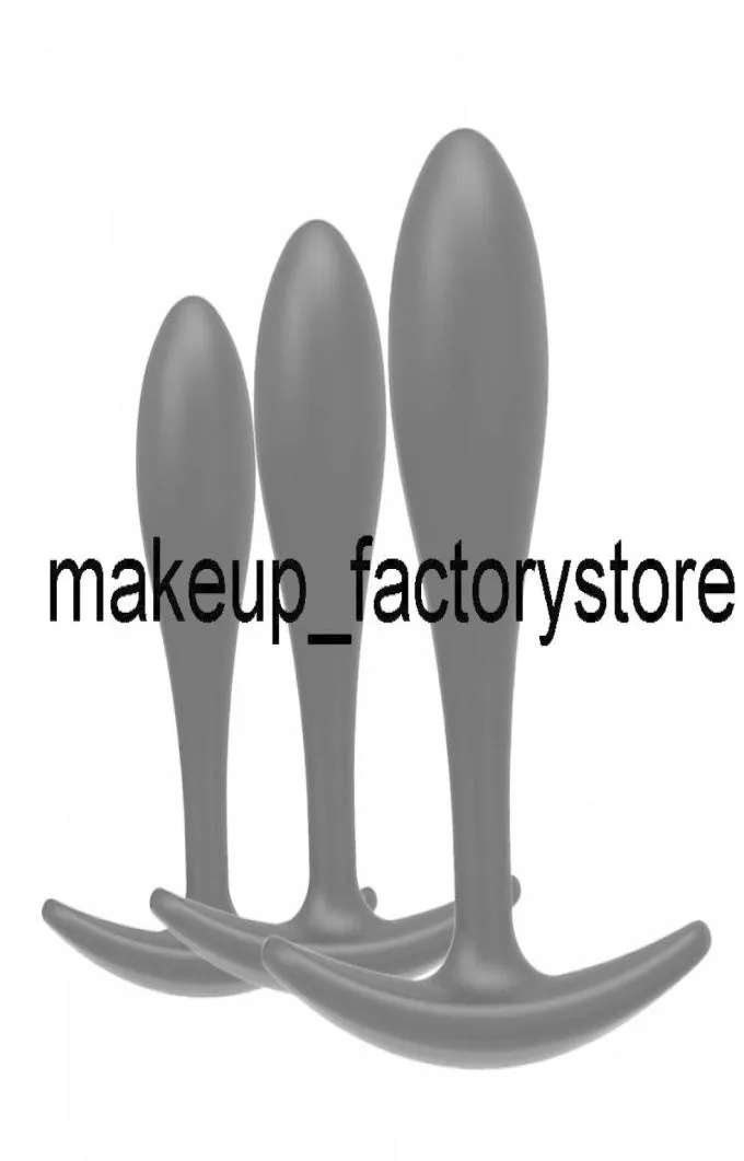 Massage silicone anal plug sets butt plugs anal dildo sex toys for menwomen beginner unisex sexy 3 sizes anal erotic trainner mas5359148