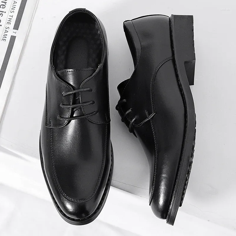 Casual Shoes Spring Selling Men's Business Dress Fashionable Pointed Low Top High-End Banquet Non Slip