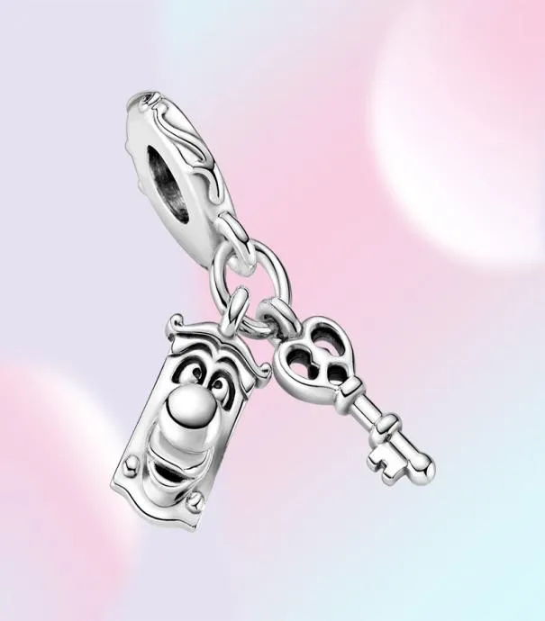 New Arrival 100 925 Sterling Silver Key Door Knob Dangle Charm Fit Original European Charm Bracelet Fashion Jewelry Accessories9510967