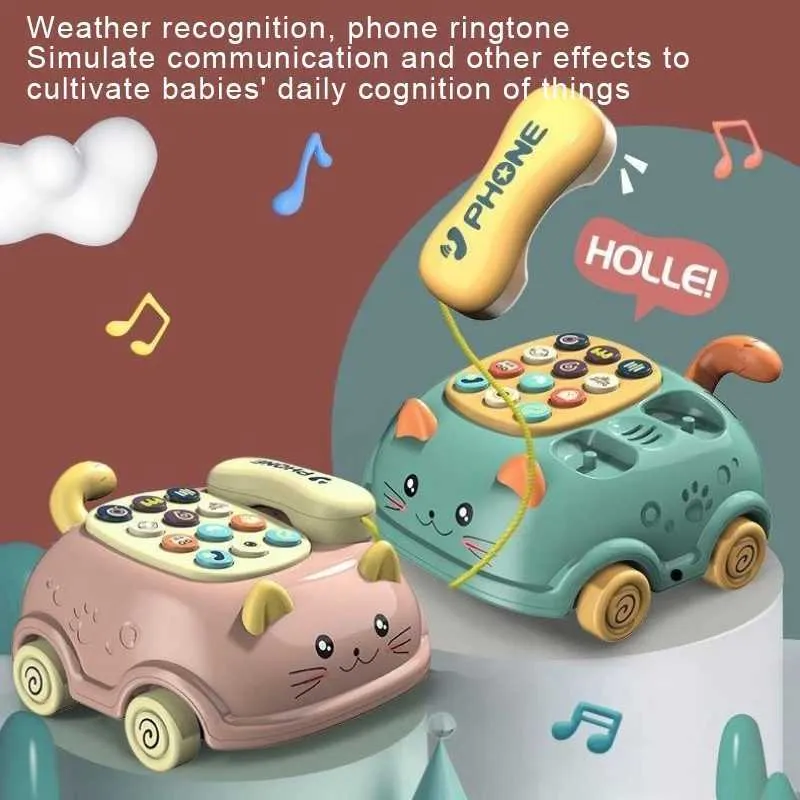 Eyfs Phones Musical Puzzle Phone Toy for Early Education - Interactive Baby Toy ...
