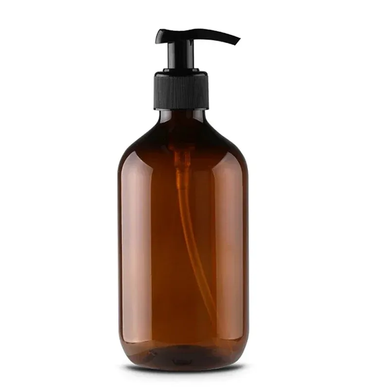 500 ml de bouteille de pompe Maquillage de salle de bain shampooing de bouteille liquide Conteneur de bouteille de voyage de voyage pour gel de douche à savon