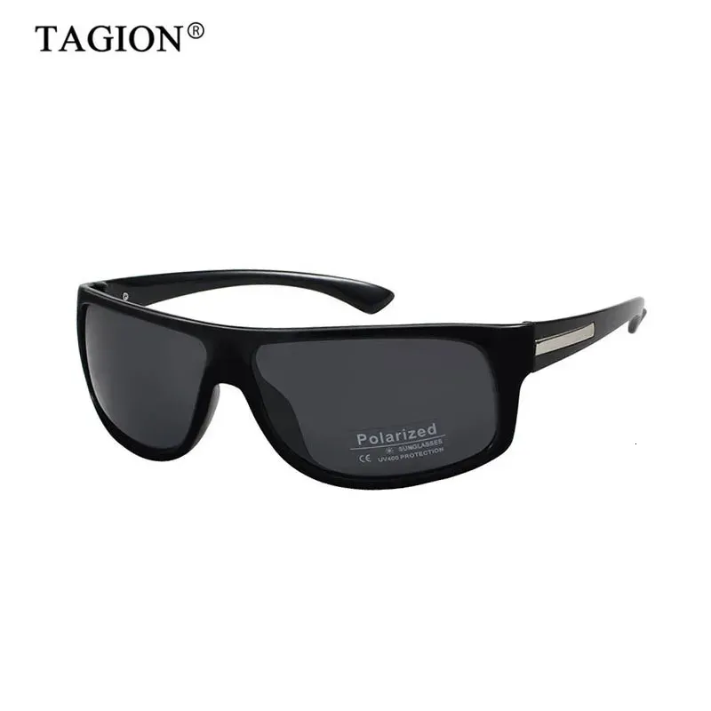 Männer Sonnenbrillen Modemarke Tagion Polarisierte Sonnenbrille Männliche Freizeitsport -Fahrrad -Wanderbrille UV400 Schutz P006 240408