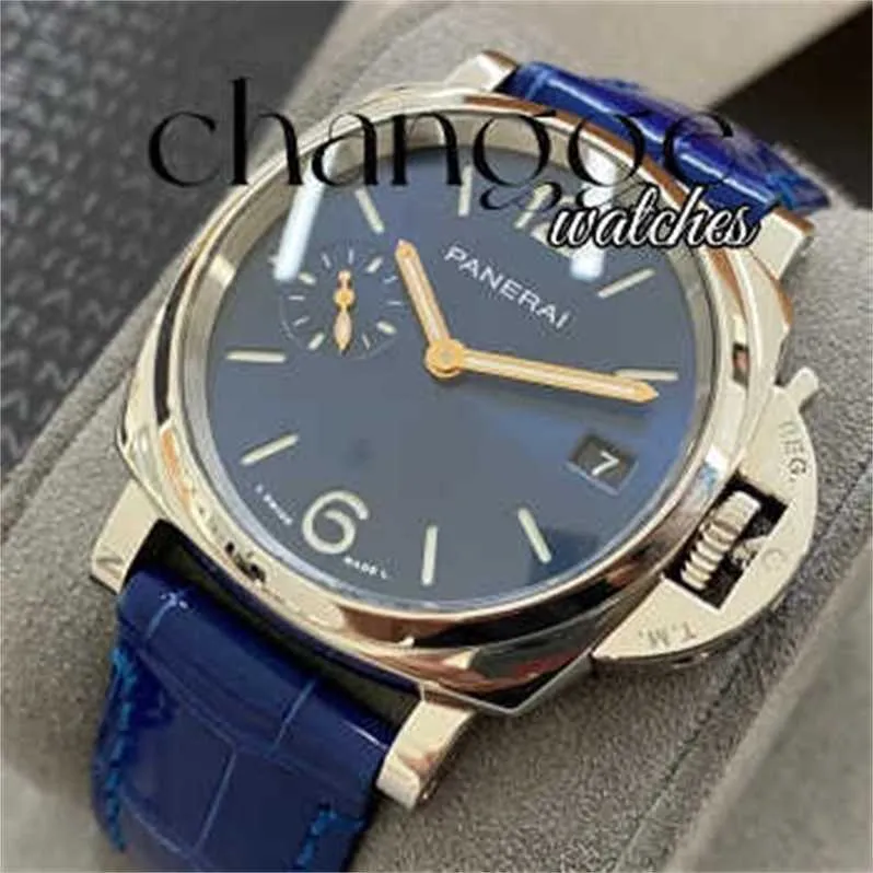 Najwyższej jakości luksusowe zegarki męskie WatchNew Peeri Swiss Watch Luminaudour Series Mechanical Glow Second Hand Luksusowy zegarek Mechaniczne męże zegarek kobiet Pam0127