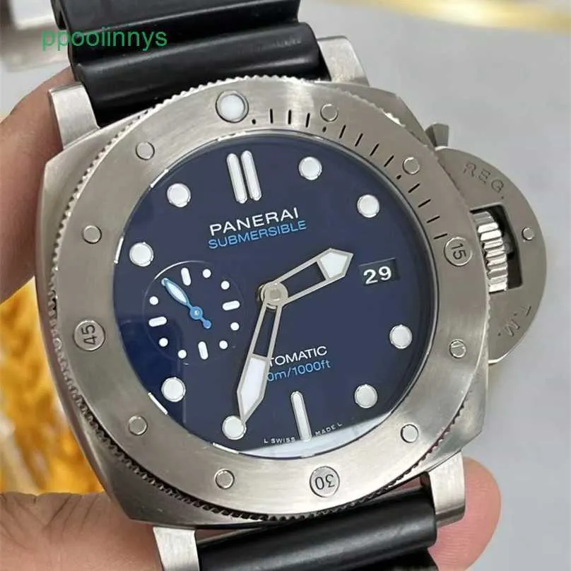 Panerei Mens Luminors Marina Wristwatches Mechanical Automatic Watch Fixed Price PANERAISS Submarine Automatic Mechanical Watch Mens Watch Watch Blu M2IF