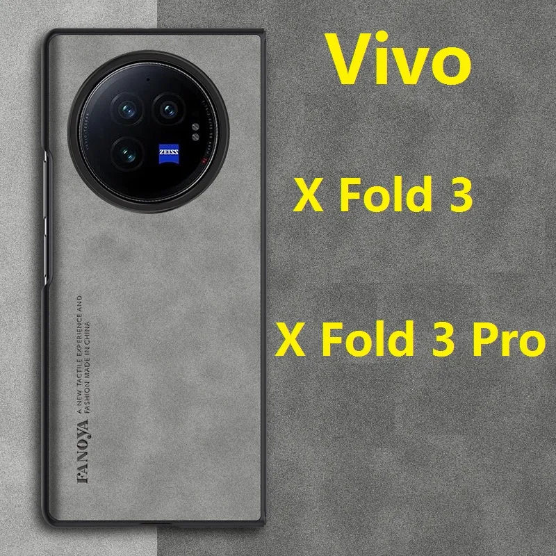 Matowa skóra do vivo x fold 3 pro fold3 fold2 składanie szczupłej osłony ochrony