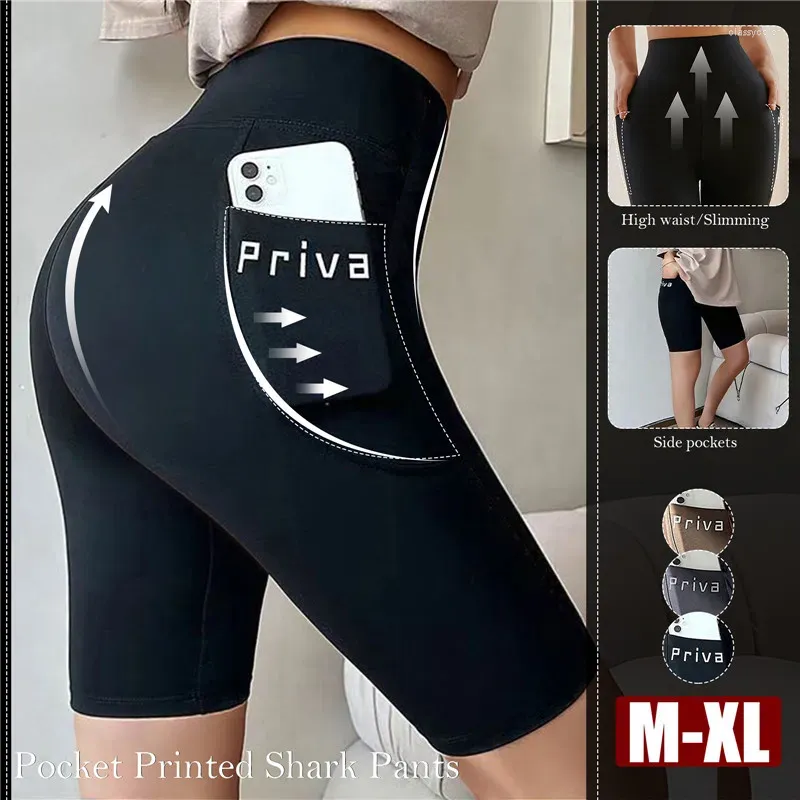 Short féminin bizarolique femme yoga sport haute taille fitness pantalon court décontracté femelle serrée pour pantalon d'entraînement dame