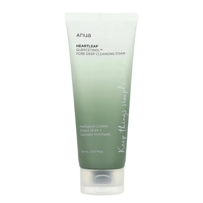 ANUA Quercetin Pore Deep Cleansing Foam Facial Cleanser 150ml