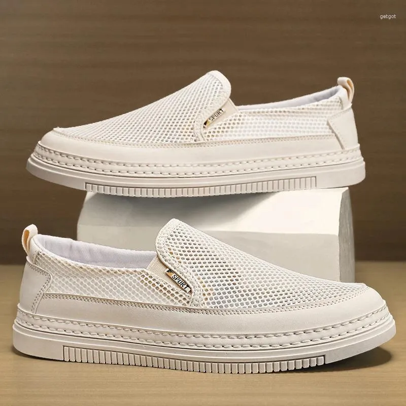Swobodne buty białe dla mężczyzn marki 2024 Sneakers Man Męskie mokasyna Sneaker Basketball Sale But Male Original