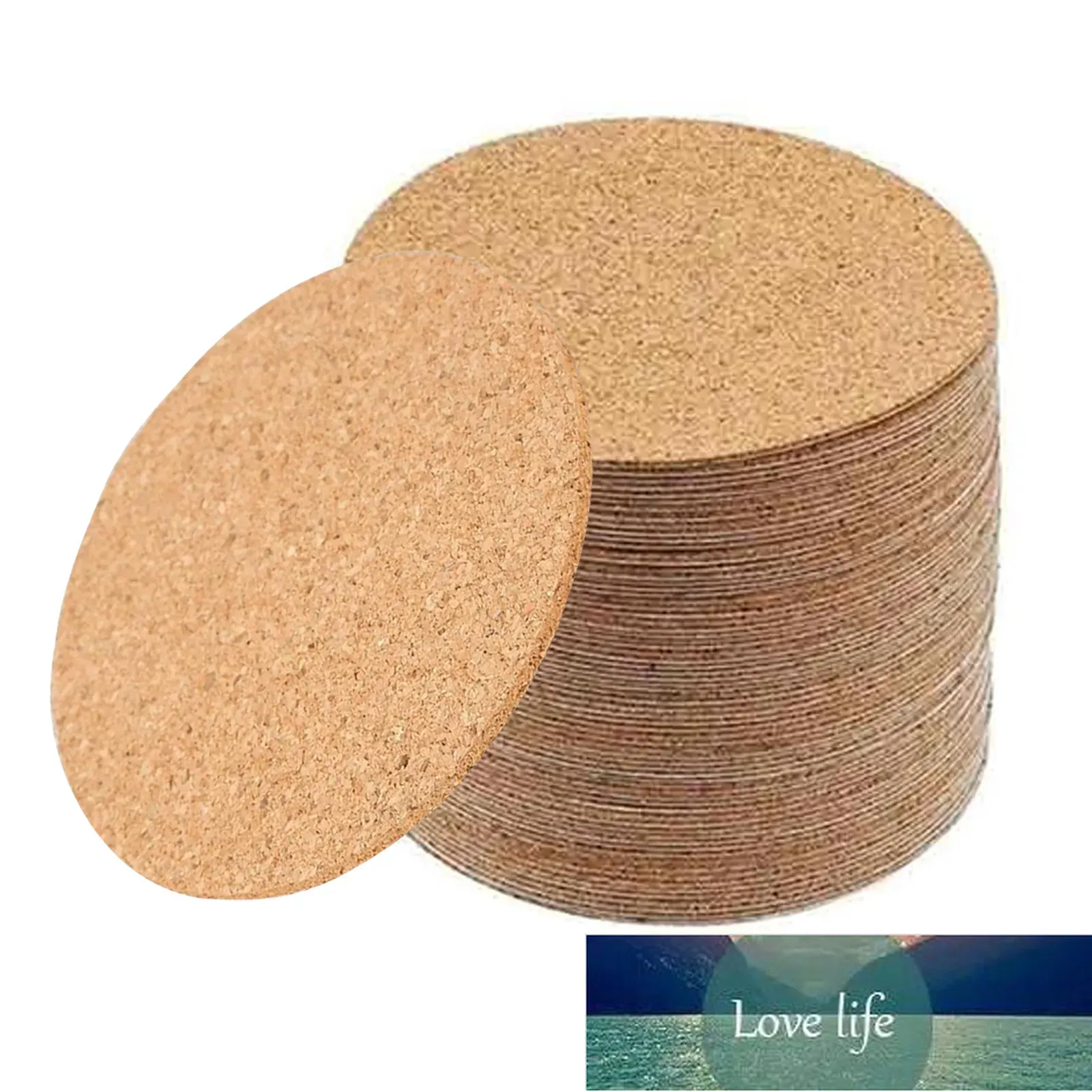 Self Sticker Cork Coasters Cork Mats Backing Sheets For DIY Desktop Decoration Kitchen Table Pad