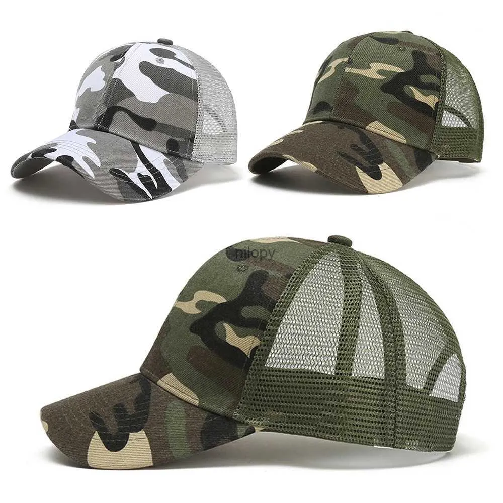 Bollmössor kamouflage militär baseball kepsar armé strid paintball basket fotboll klassiska snapback sol hattar män