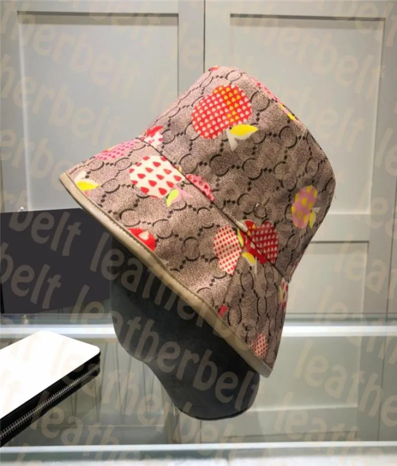 Designer -Eimer -Hut Apfel Buchstabe Print Golf Cap atmable Sport Hat Seaside Viser Fischer Hats9785143