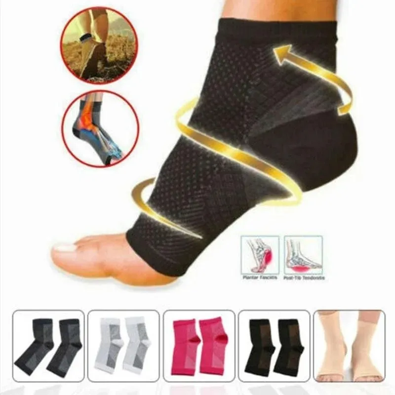 2024 /Dual Sports Ankle Compression Socks Anti-Fatigue Foot Cover Breathable Mesh Foot Cover Anklet Protector Sure, here are three Sure,