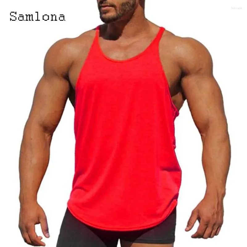 Tobs de débardeur pour hommes Dernier streetwear masculin à hommes décontractés 2024 style européen et américain Running Sports Vest sans manches Tshirt