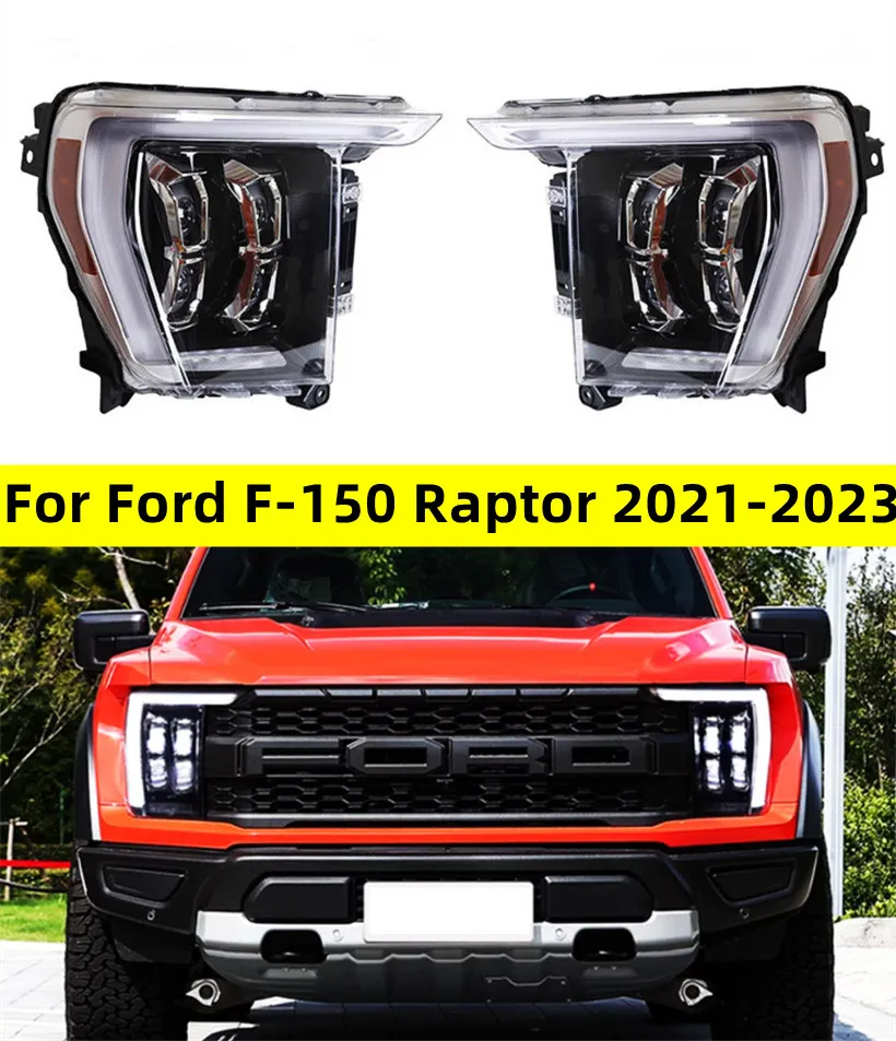 Светодиодная фара для Ford F-150 Raptor 20 21-2023 Head Light