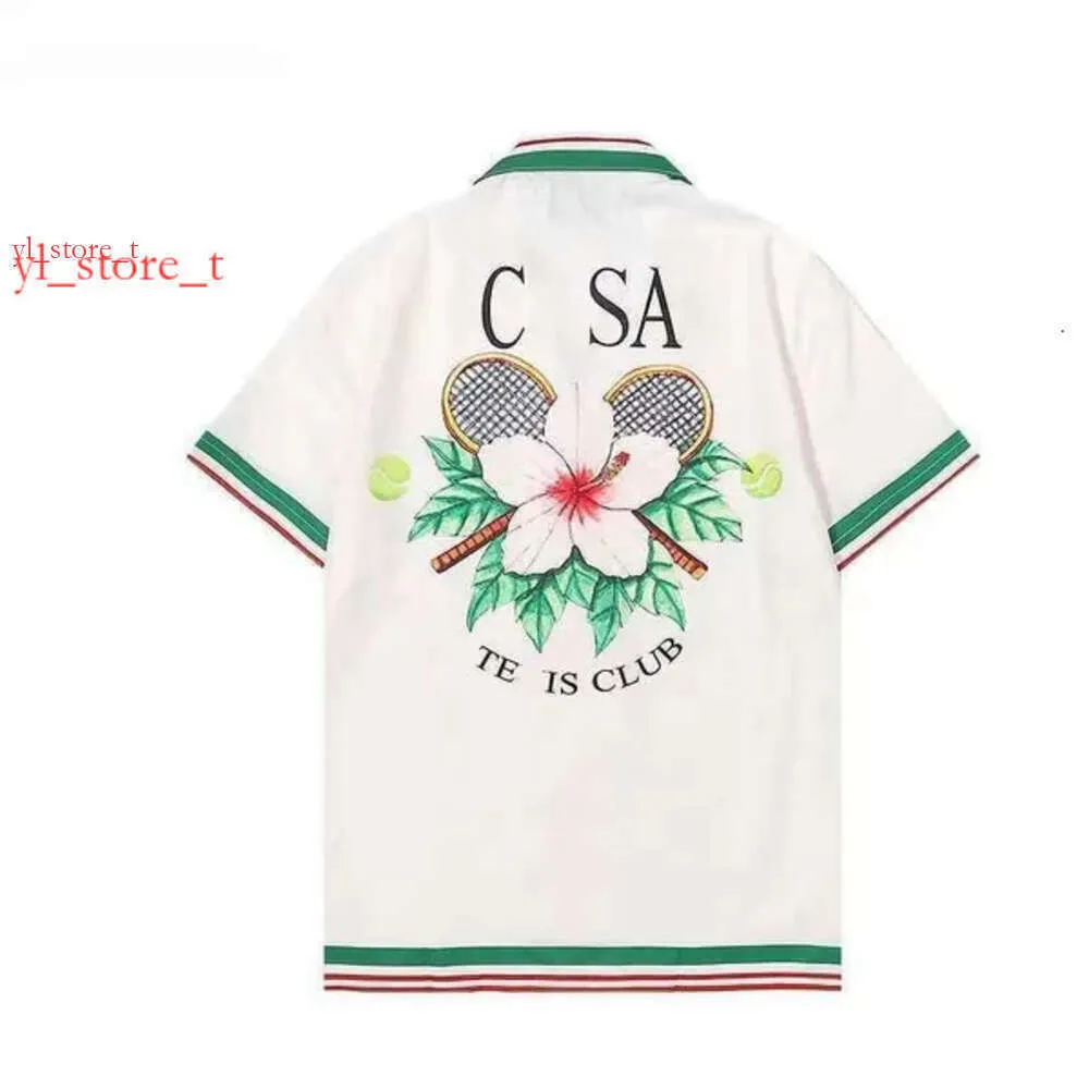 CASABLANC Beroemd merk T-shirt herenontwerper T Shirts Men Casablanca Luxe shirt voor top-extra grote tee Casablanc Hoge kwaliteit Street Hip Hop Men's T-Shirt 389 2521 661