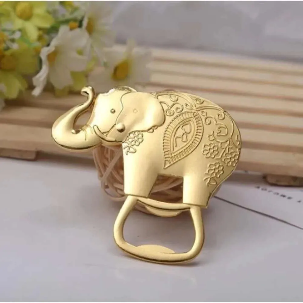 Свадьба и подарки Lucky Gold Favors Golden Elephant Wine Bottle Oplover оптом C0617X02 EN