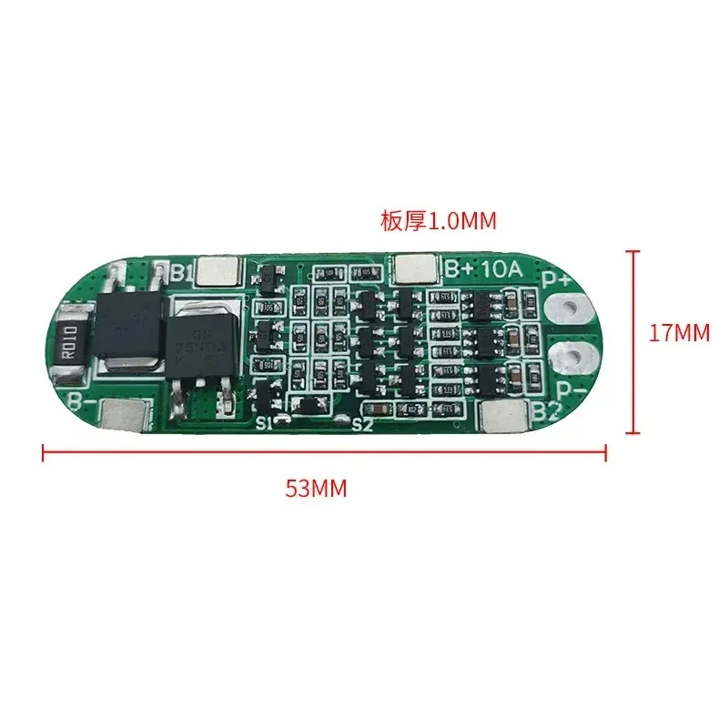 3S 10A 12V 리튬 배터리 충전기 보호 보드 18650 Li-ion 배터리 셀 충전 BMS 11.1V 12.6V 균형