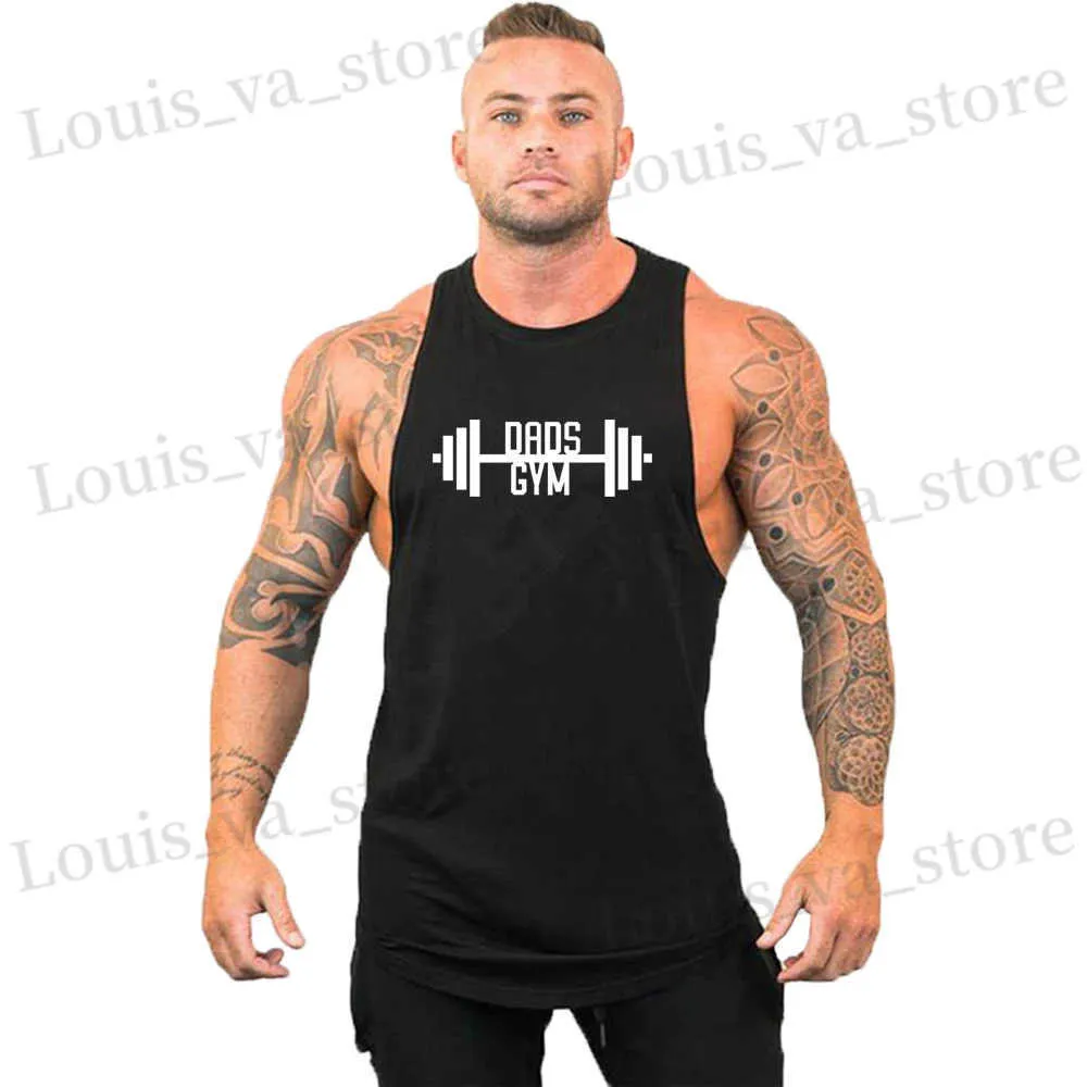 T-shirts masculins nouveaux n ° 23 gymnase de gymnase de sport marque coton chemise sans mode décontracté nabit