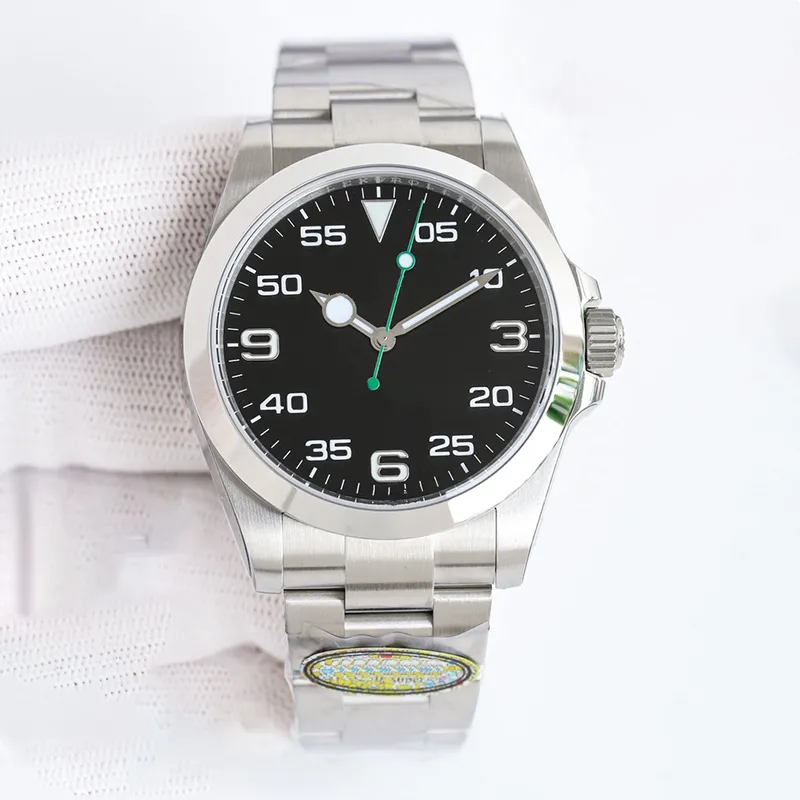 Мужские часы Автоматические механические дизайнерские дизайнерские часы 40 -миллиметровые водонепроницаемые из нержавеющей стали Montre de Luxe Business Sapphire светящиеся наручные часы повседневный браслет