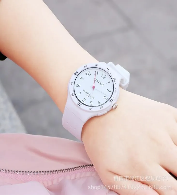 Watch female waterproof simple temperament junior high school students children electronic girl mechanical watch3022115