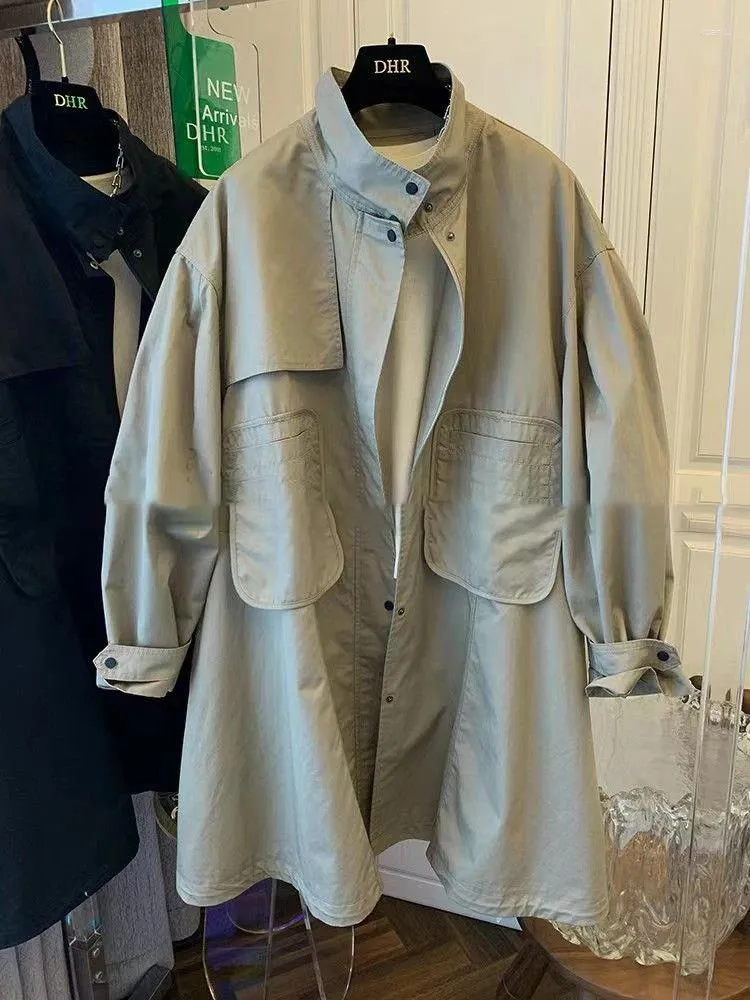 Frauen Trench Coats Design Feel
