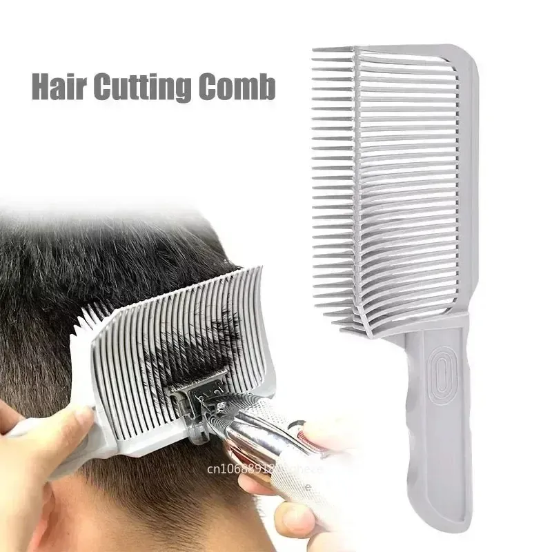 2024 Barber Fade Comb Hairdressing Essential for Blending Hairstyles Heat Resistant Brush for Men's Tapered Haircuts Barber Fade Comb