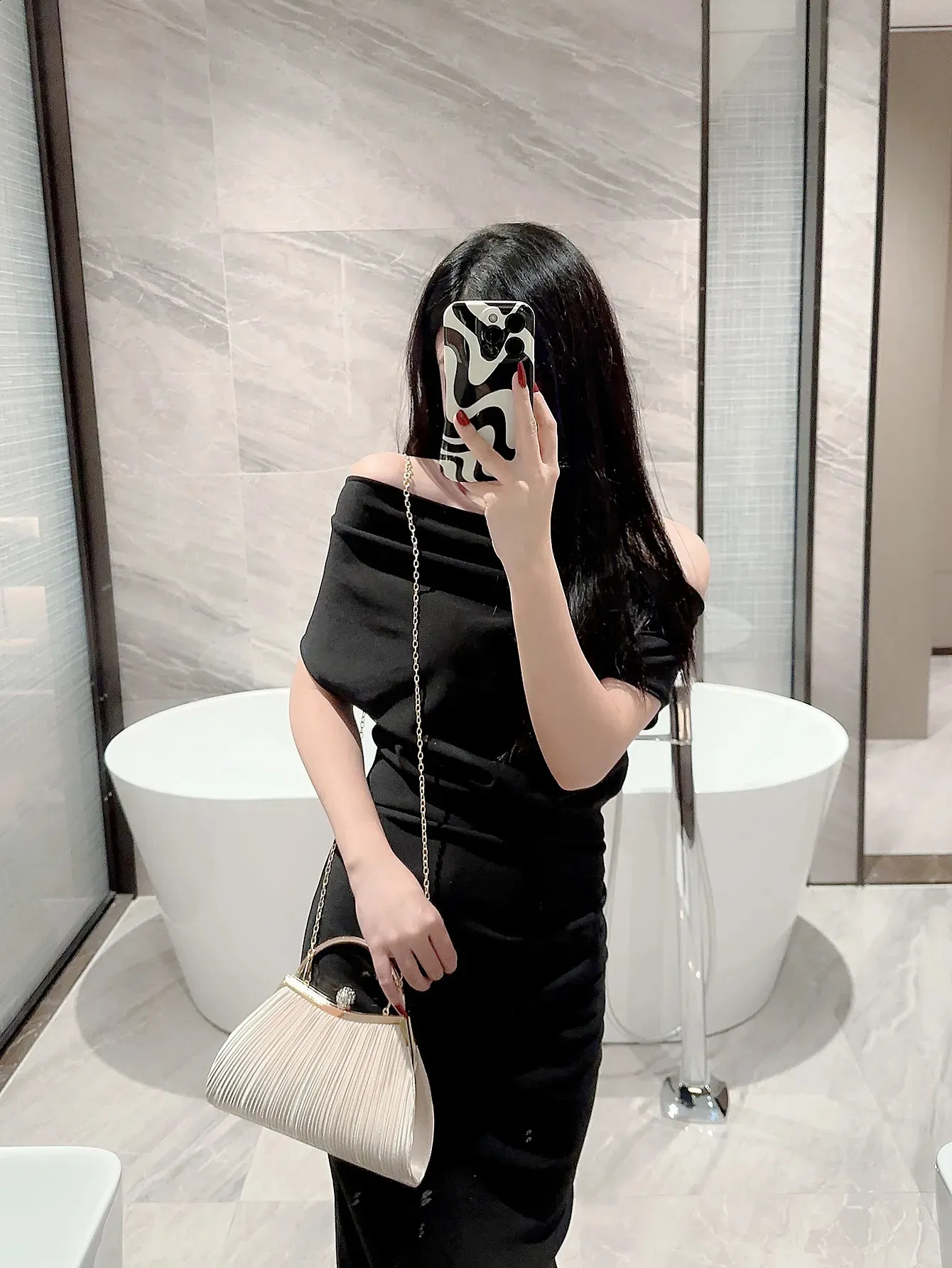 Satin Pleated Evening Bag Shoulder Bag Vintage Party Handbag from Dhgate Evening  Bags - price 39.5