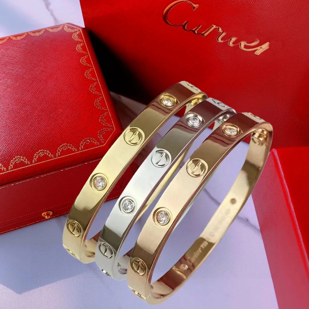 Cart Bracelet 18K Gold High Quality Bracelet Designer Women's Birthday Gift Mother's Day French Luxury Brand Gift Men's Jewelry Wholesale Accessories