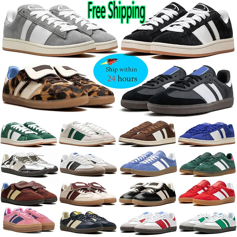 Free Shipping Designers shoes for men women grey gum og 00s shoe spezial sneakers black white bright blue pink dark green purple mens trainer