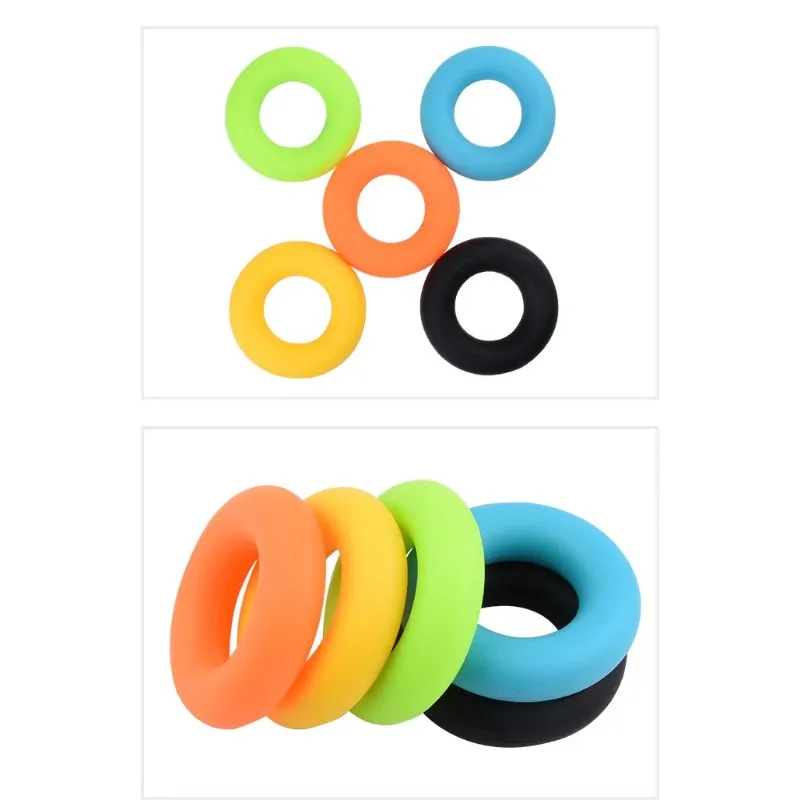 Fitness Fitness Grip Muscle Muscle Force Training Silicone Facile to transporter Grip Fitness Fitness Silicone Ring Exerciseur