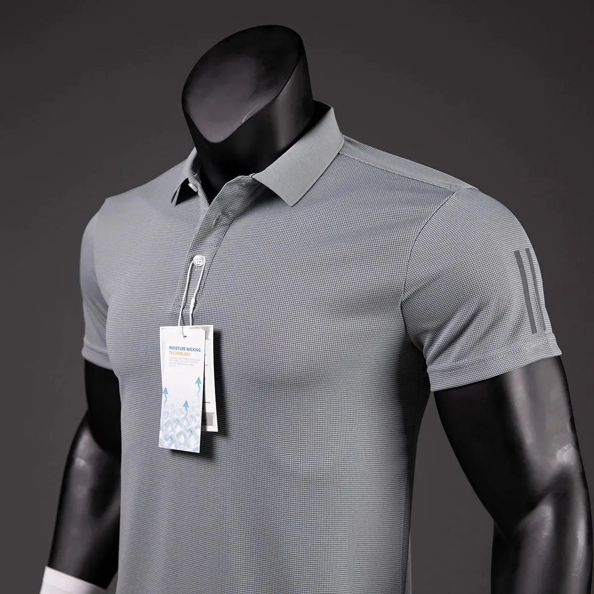 Mens Polo قمصان الصيف الصيفية المجففة الرياضية القميص البولو قميص نساء مخصص التصميم القابل للتنفس صدرية العاكسة المحملات 240408