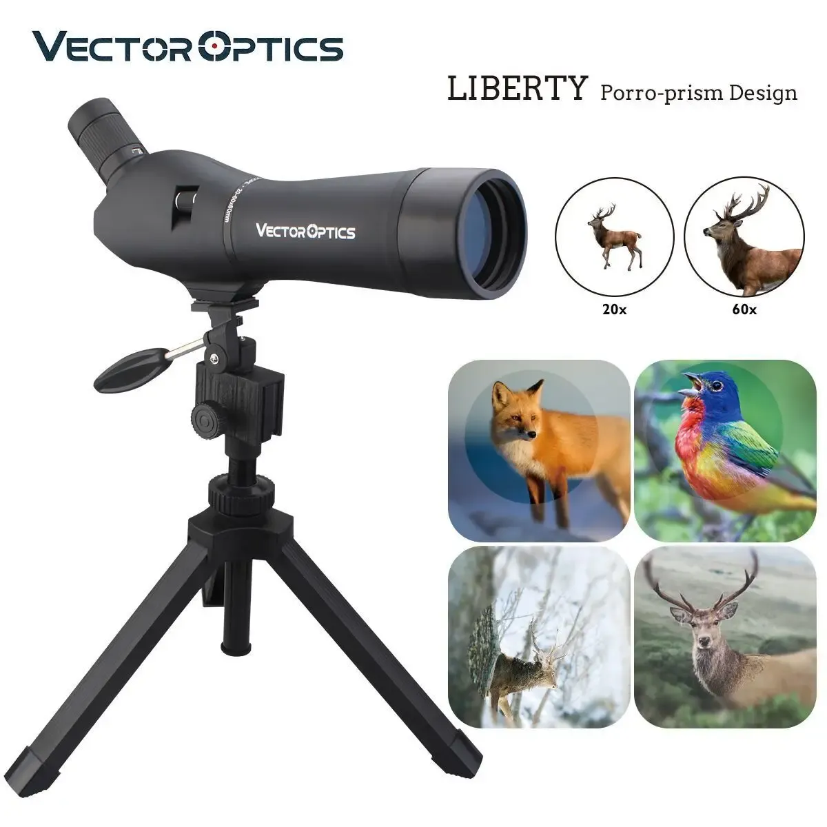 Телескопы Vector Optics Liberty 2060x60 Охотниковые телескоп