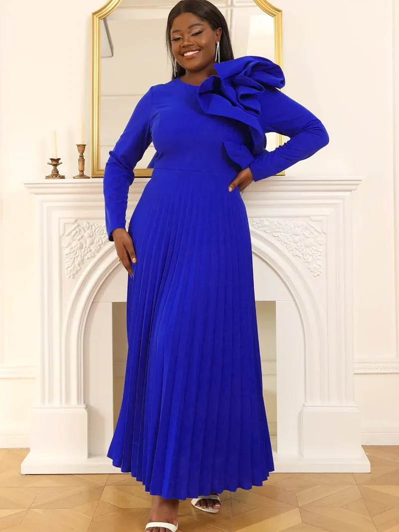 Navy blue swing dress with sleeves hotsell