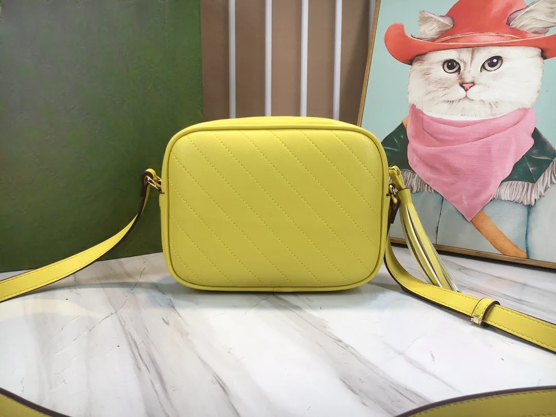 Gelbe Blondie -Bag Crossbody Bags für Frauen Tots Bag Luxurys rosa Bag Handtaschen hochwertige Damen Leder Umhängetasche