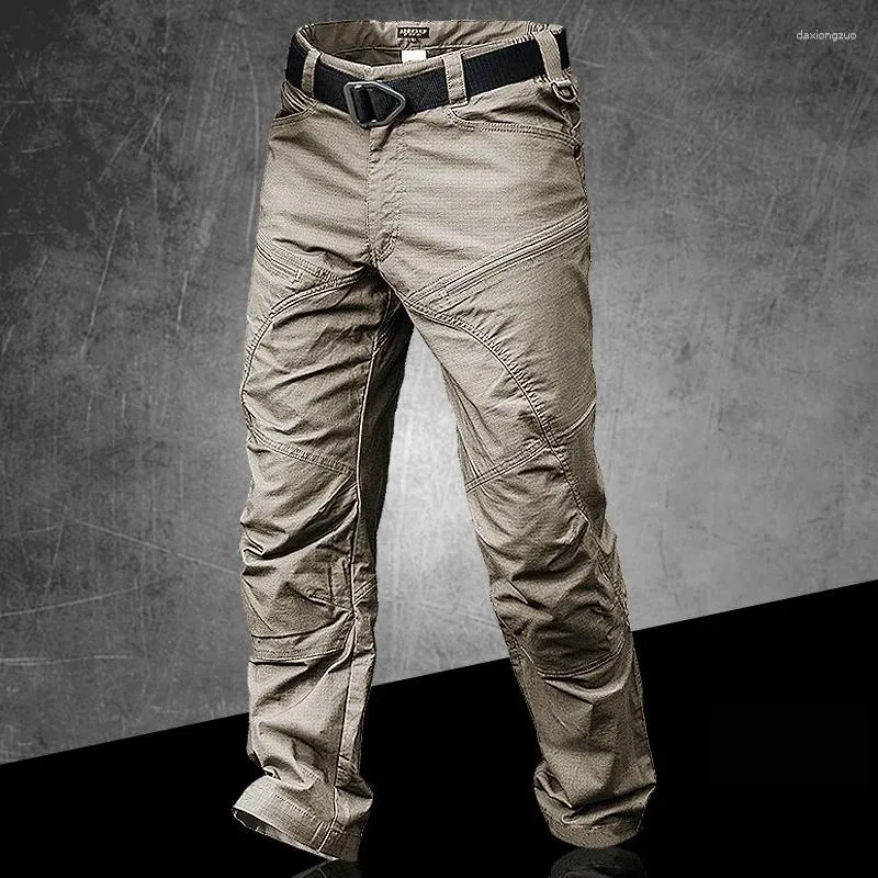 Pantalon masculin Cargo d'été hommes kaki camouflage noir travail tactique pantalon décontracté pantalon jogger pantalon streetwear