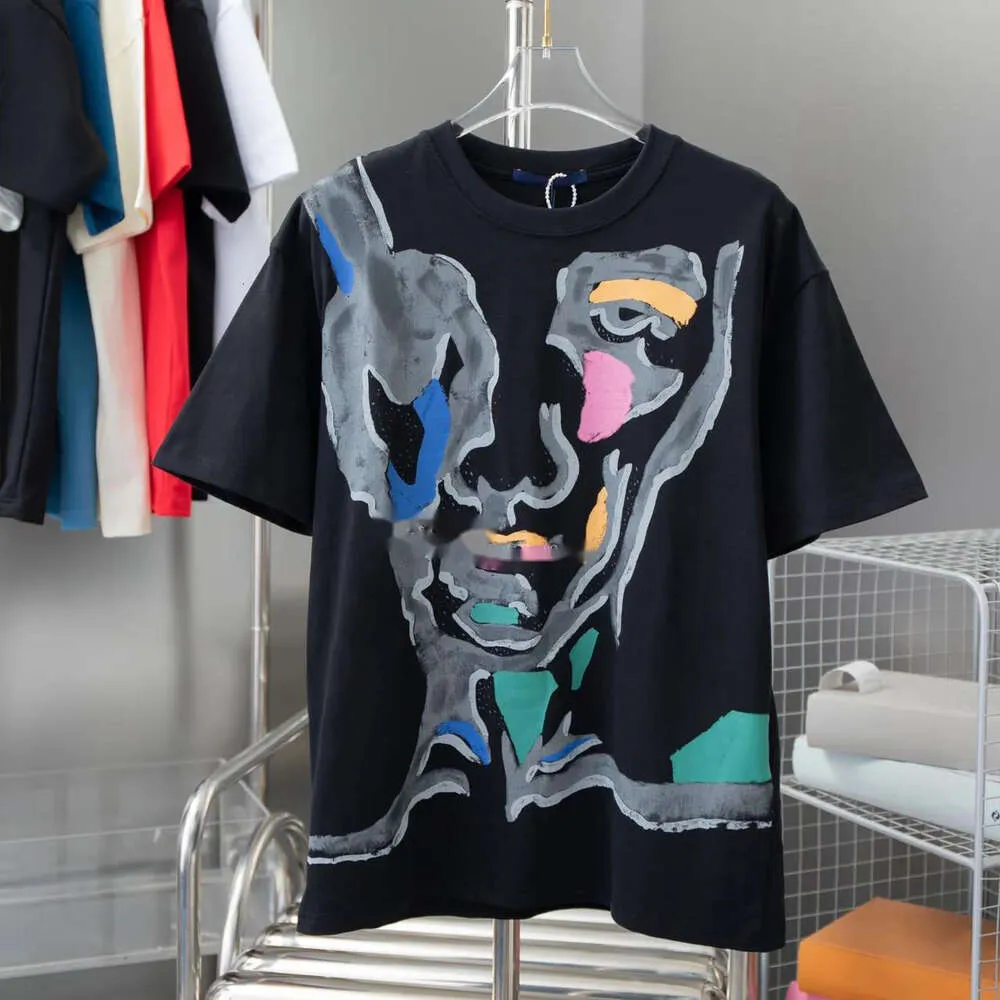 NOWOŚĆ designerskich Mens T koszule Damskie Litery nadrukowane T-shirt moda luźna bawełniana swoboda krótkie z krótkim rękawem streetwear ciężka tkanina męska odzież męska