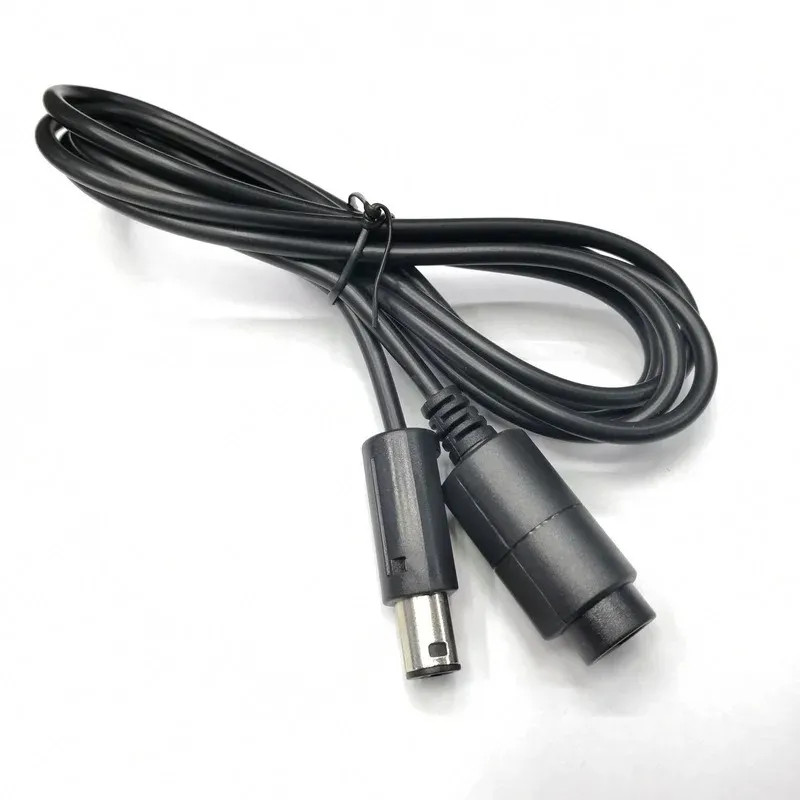 18m Black Controller Extension Cable para GameCube e NS Game Controller para experiência de jogo estendida além de 120 caracteres